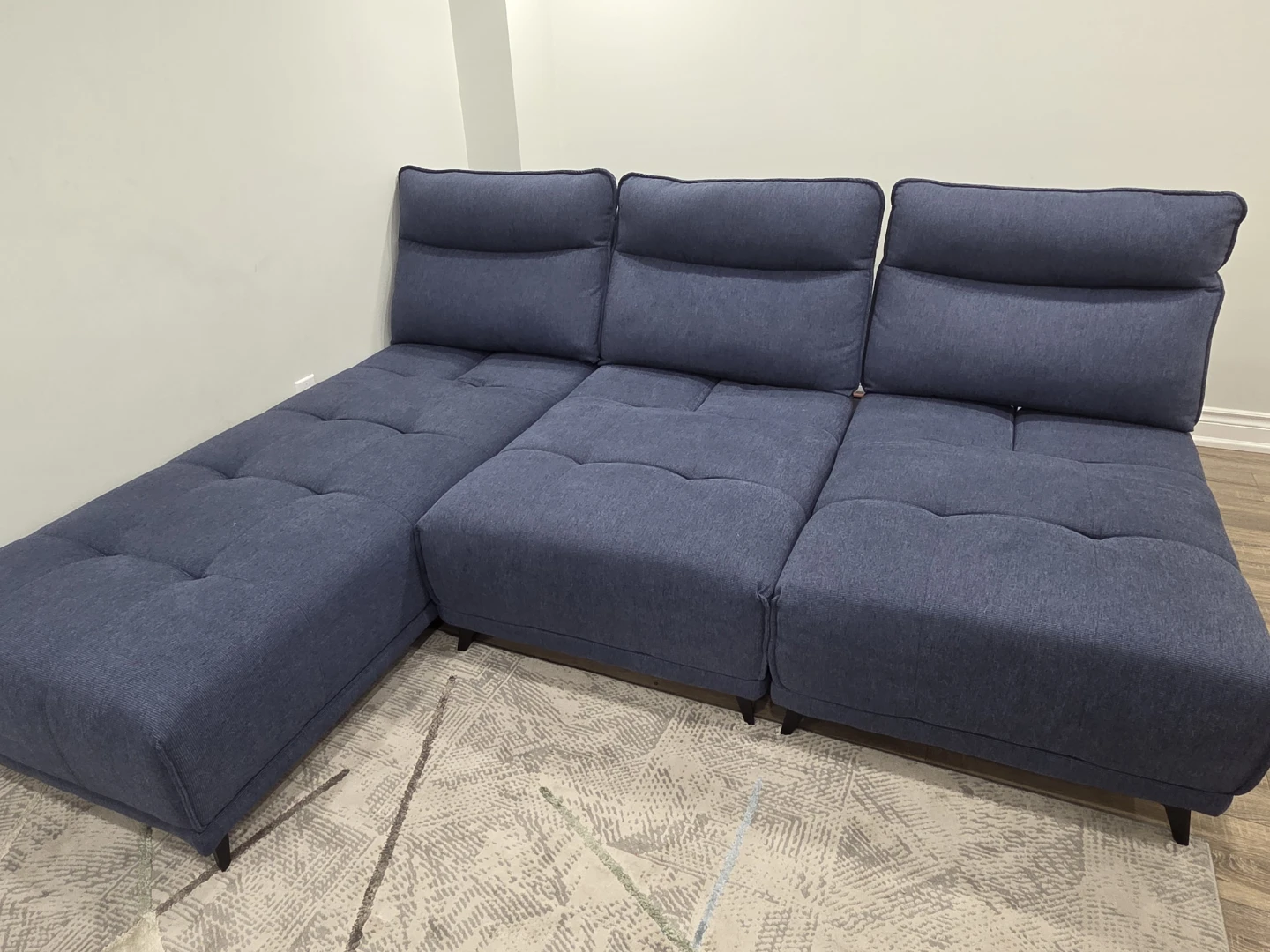Blue Sectional Sofa
