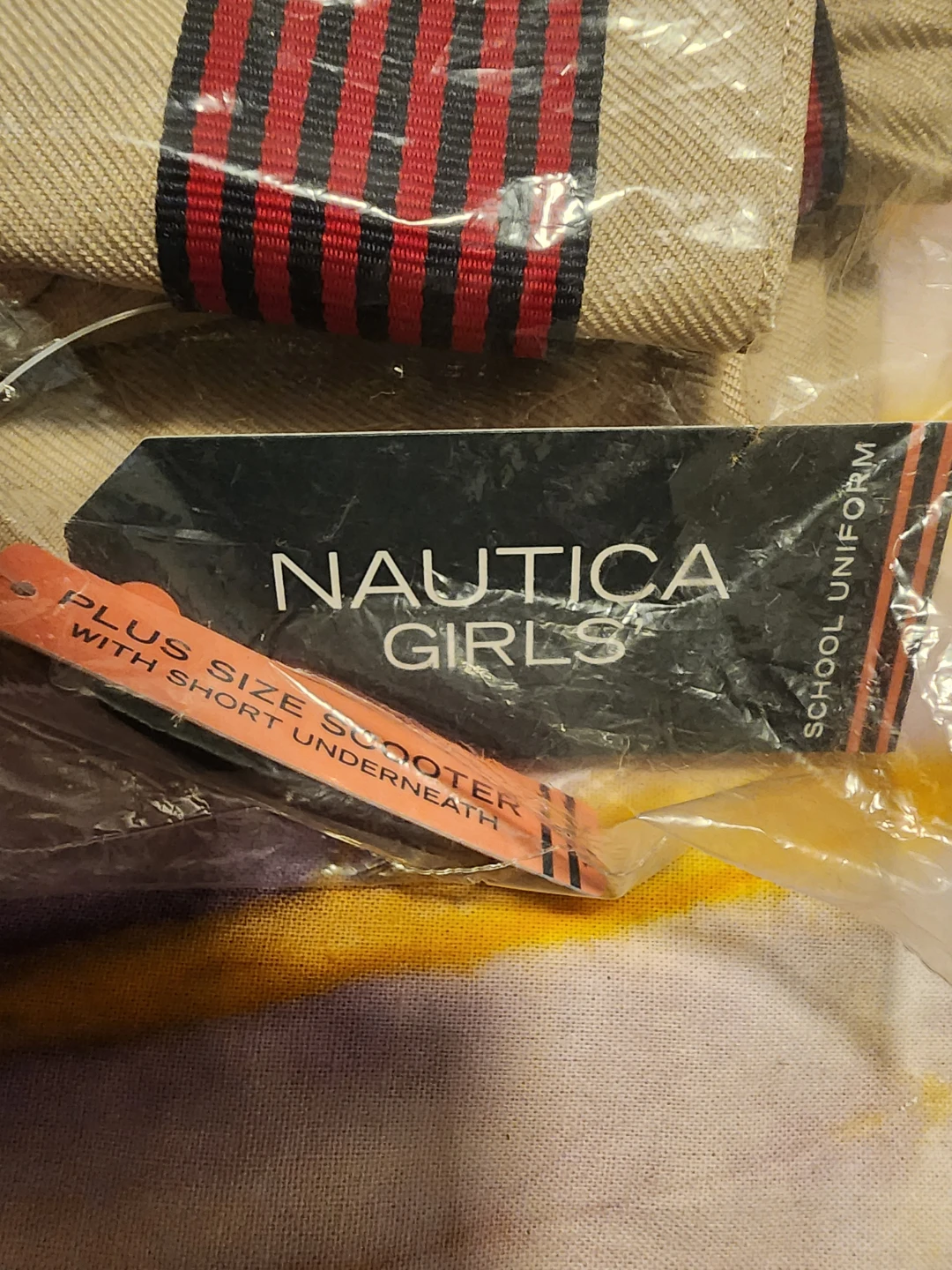 Nautica Girls School Uniform Skirt Size 12.5 Khaki - photo 5