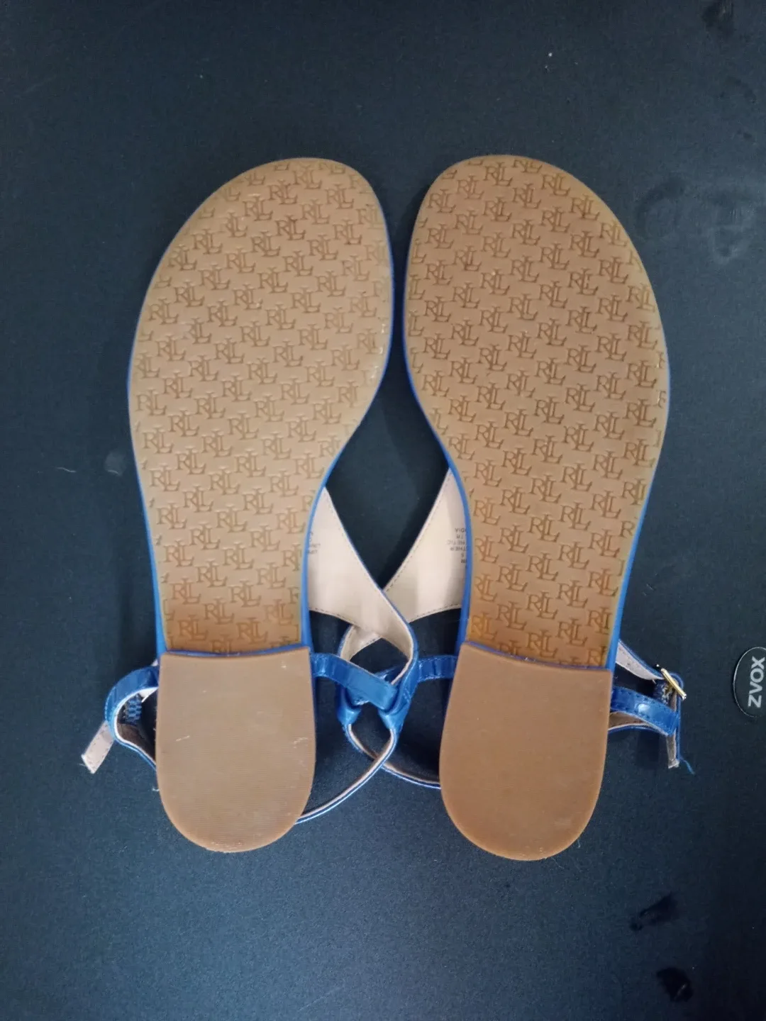 Lauren Ralph Lauren Blue Thong Sandals - photo 3