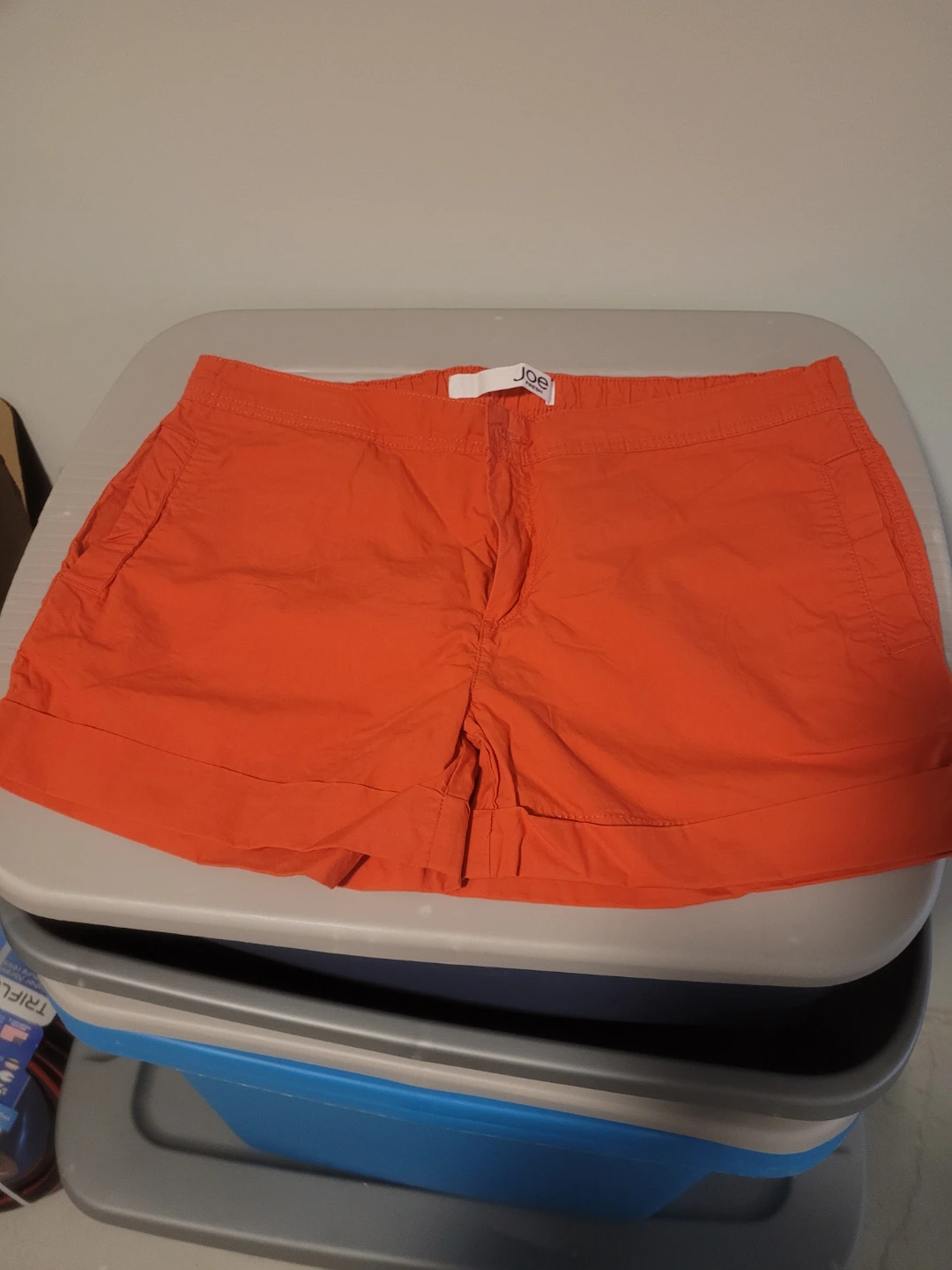 Joe Fresh Orange Cotton Shorts L/G