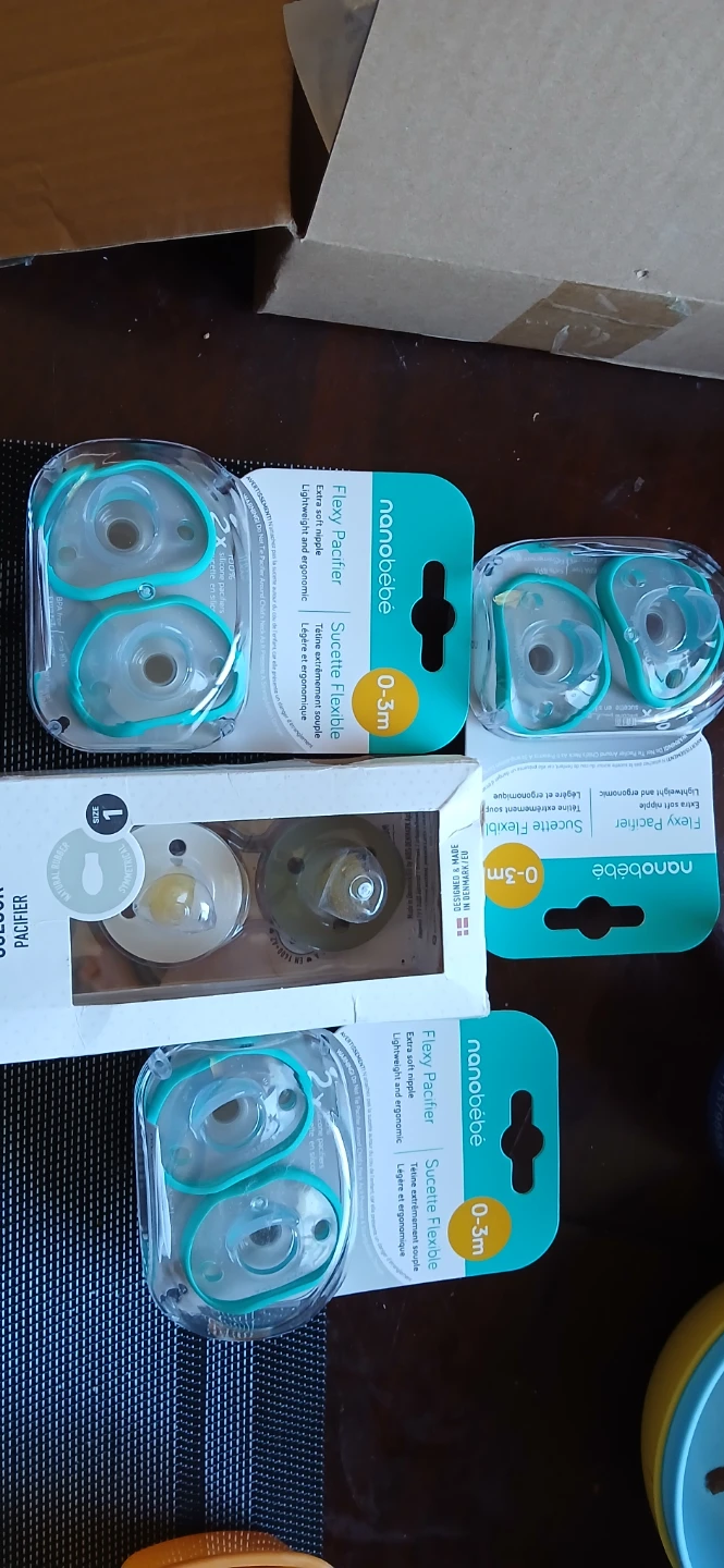 Nanobébé Flexy Pacifiers - 0-3 Months (Set of 2)