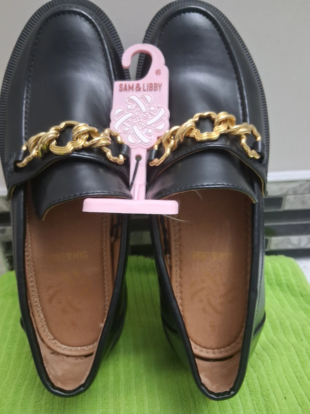 Sam & Libby Women's Black Loafer Shoes Size 6