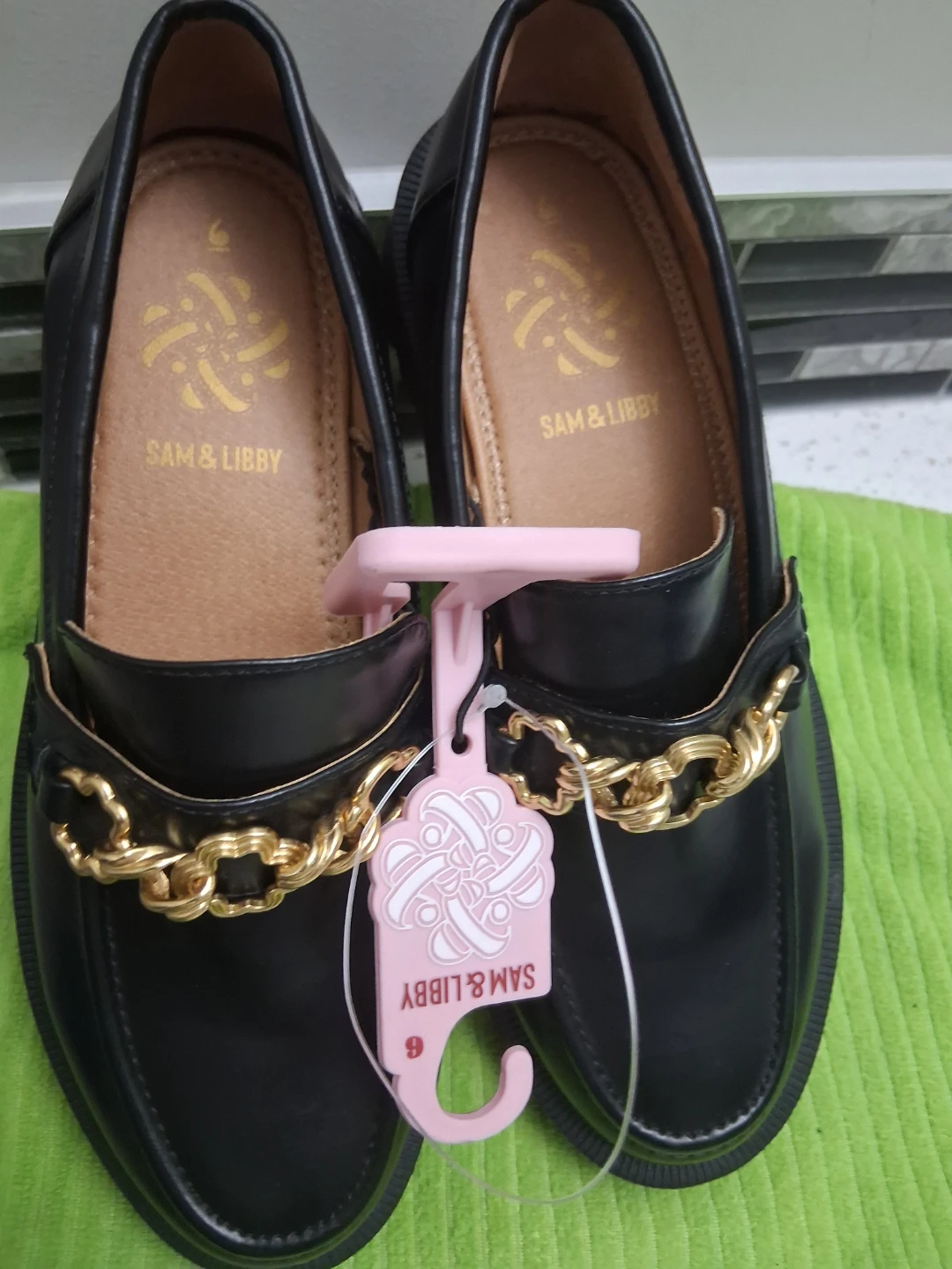 Sam & Libby Women's Black Loafer Shoes Size 6 - photo 3