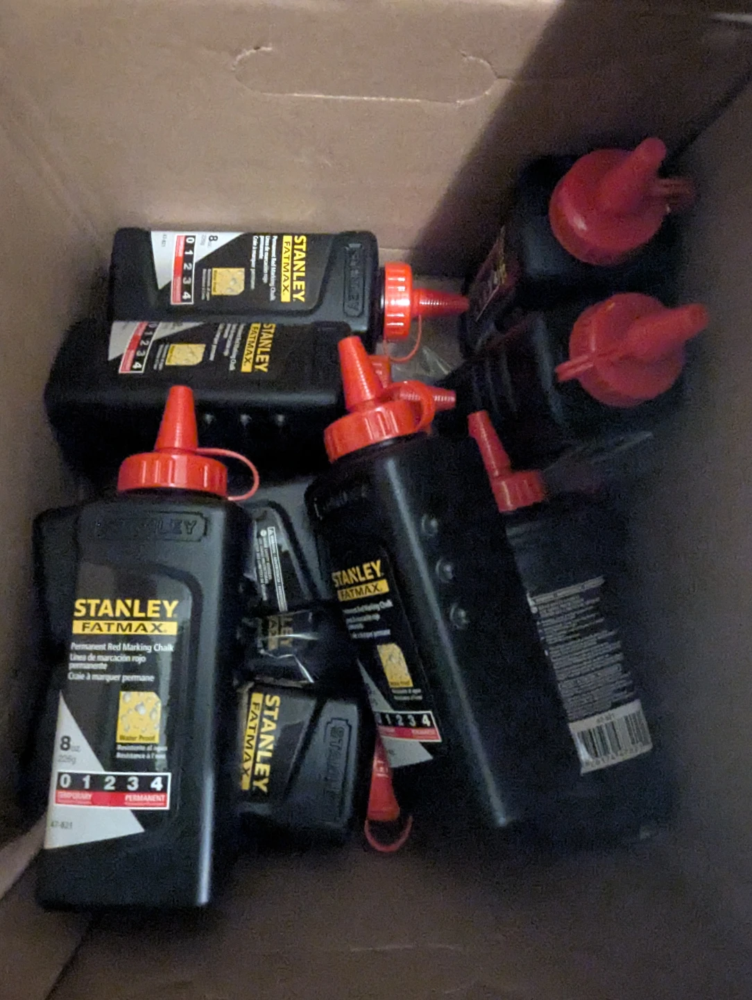 Stanley Fatmax Permanent Red Marking Chalk (8oz) - photo 2