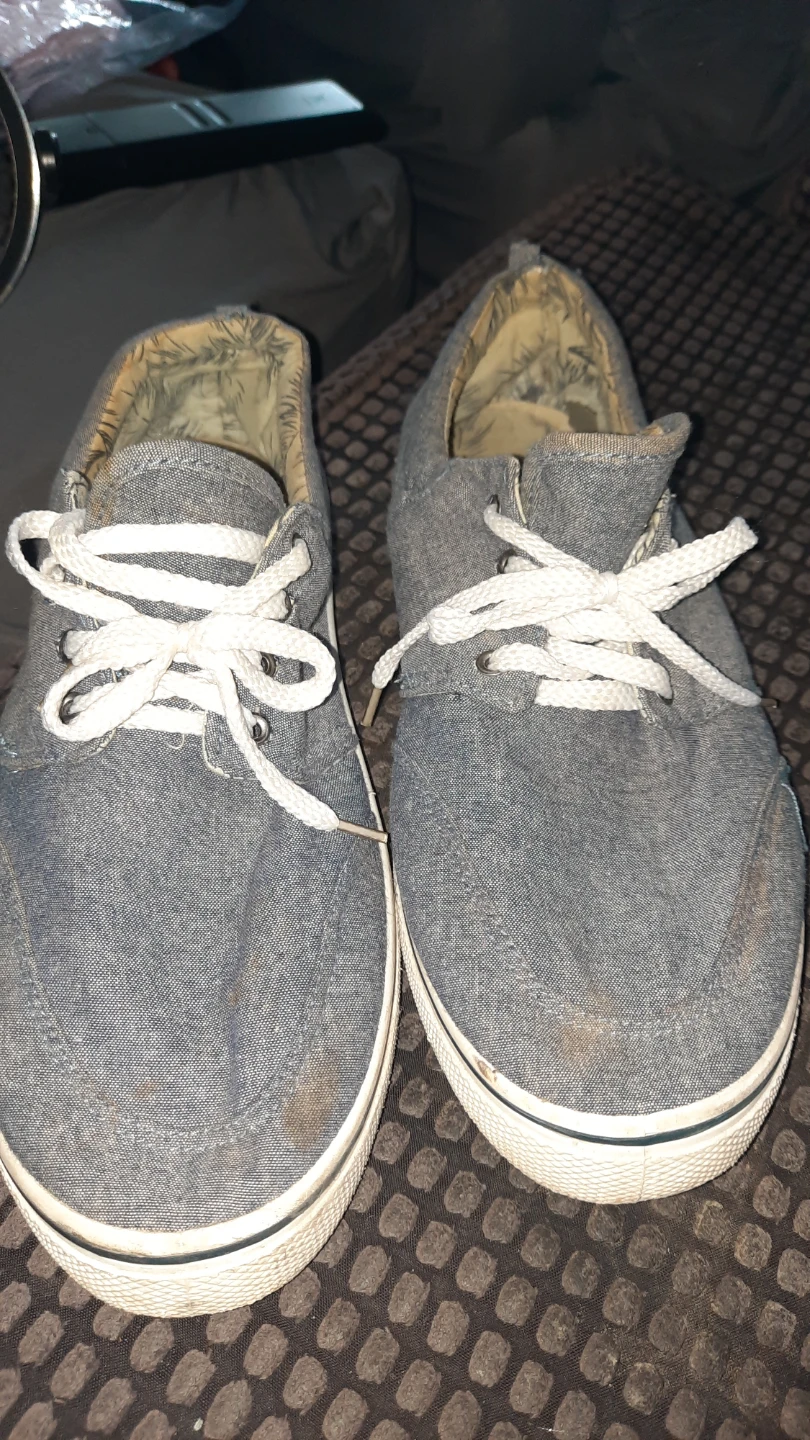 Grey Canvas Sneakers