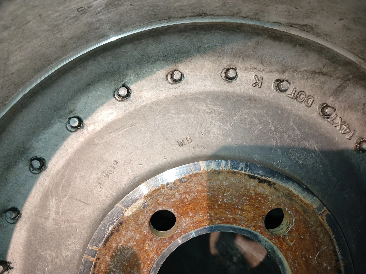 Pair of GREAT condotion Center Line Auto Drag Wheels (Chevy) - photo 5