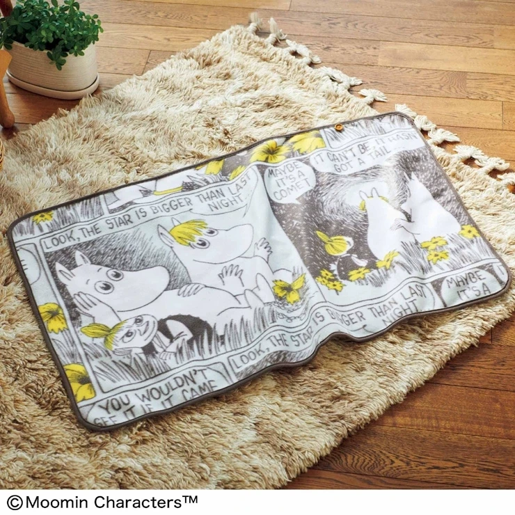 Moomin Characters Graphic Blanket Shawl new - photo 2