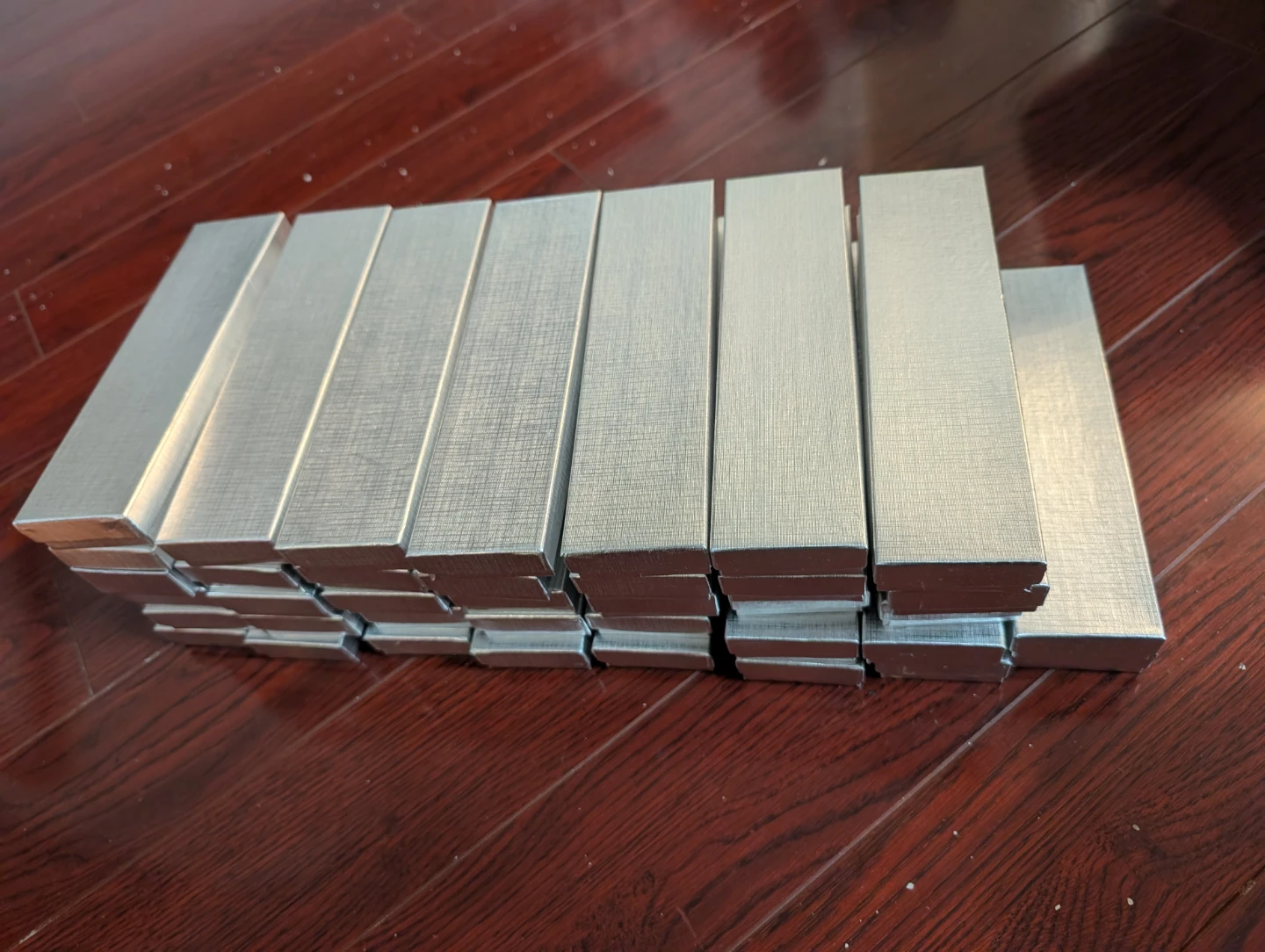 Brand NEW 40 Silver Gift Boxes - photo 5