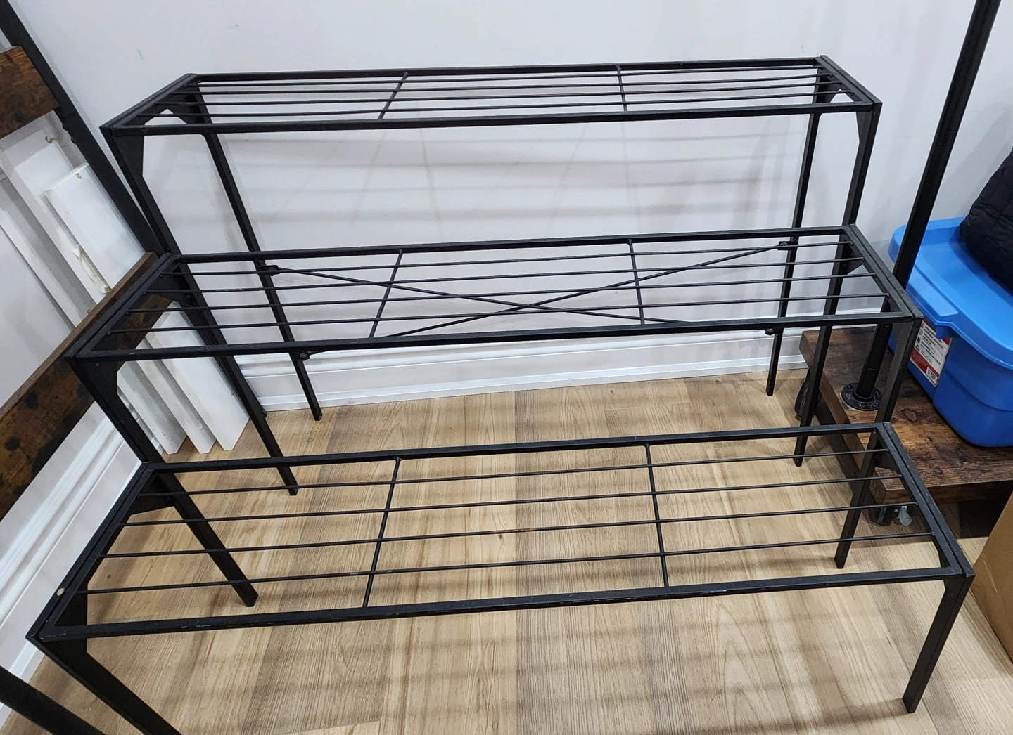 3-Tier Metal Wire Shelf Unit