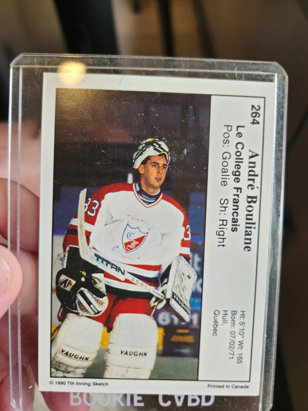 André Bouliane Le Collège Français Hockey Card - photo 2