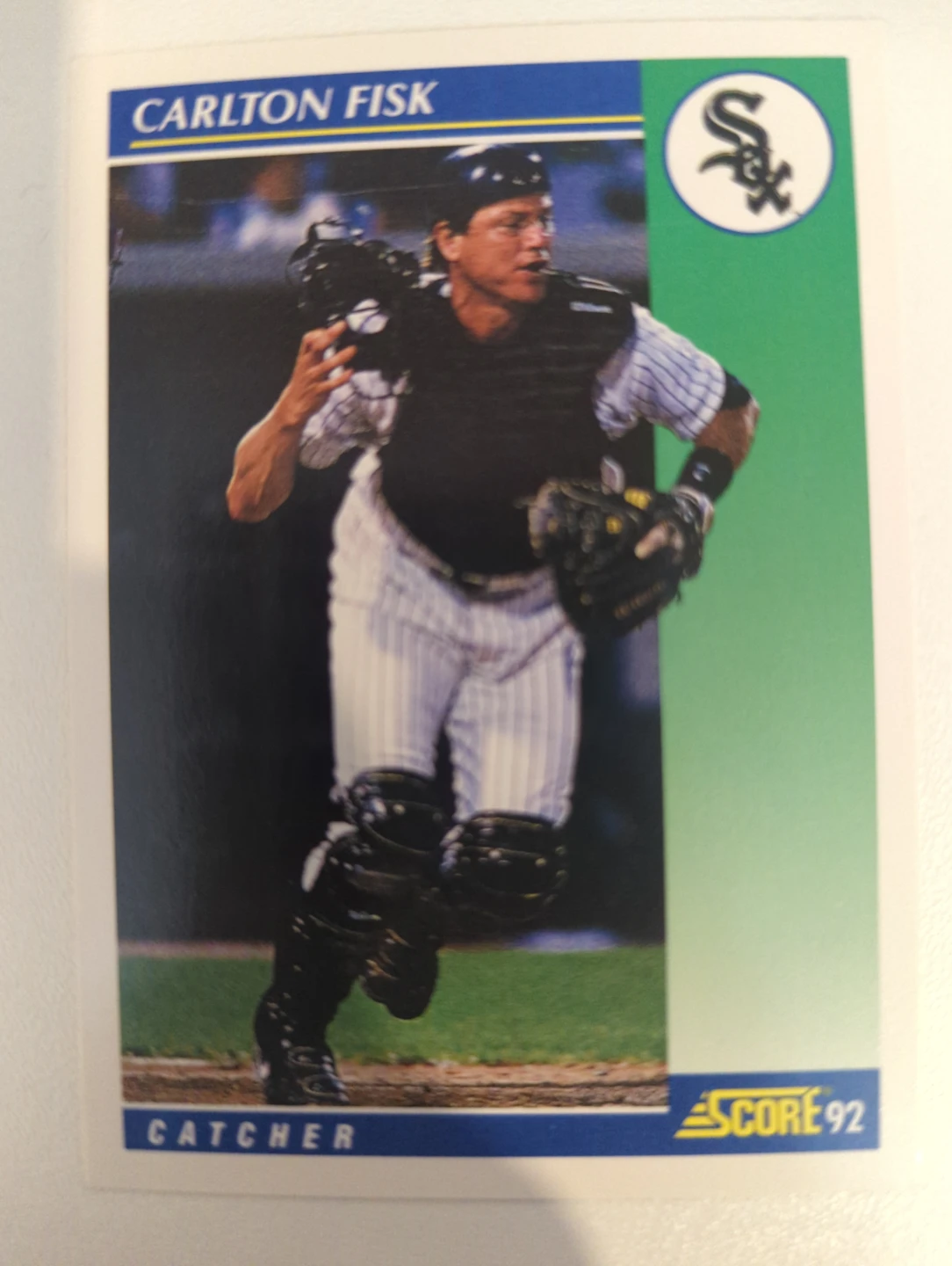 Carlton Fisk 1992 Score Baseball Card ⚽