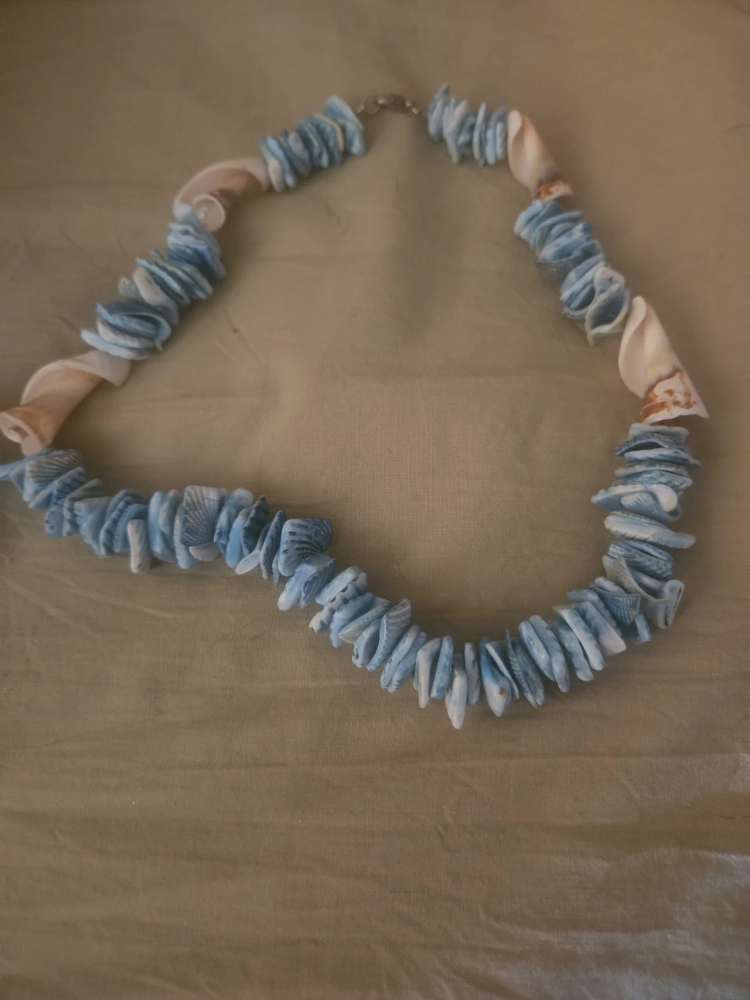Blue Shell Necklace