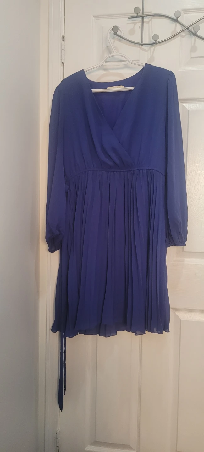 Royal Blue Pleated Dress - photo 2