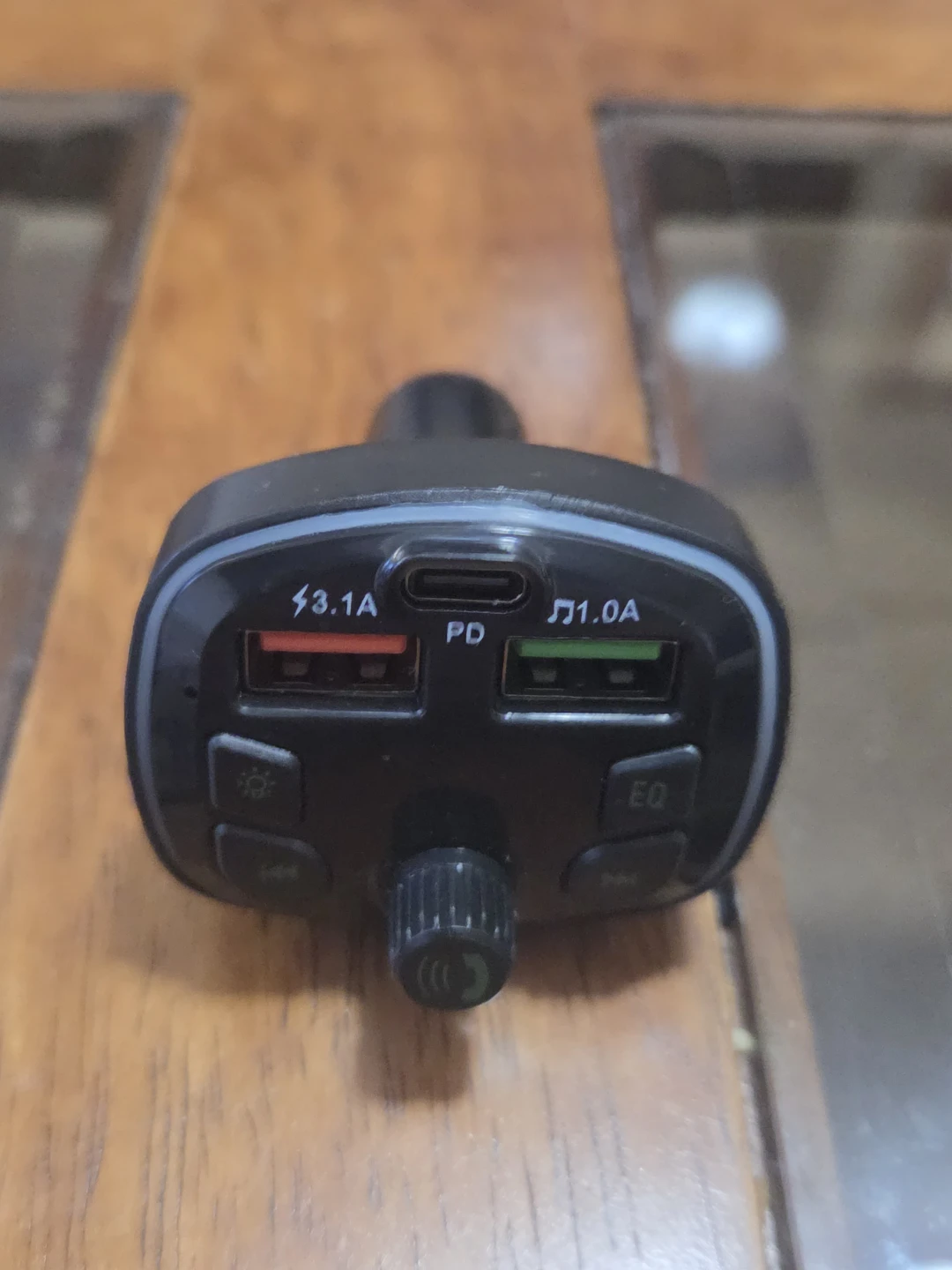 Black Car Charger FM Transmitter with PD Port