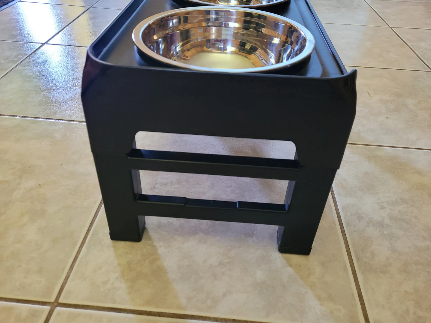 Elevated Dog Bowl Feeder with Stainless Steel Bowls - photo 2