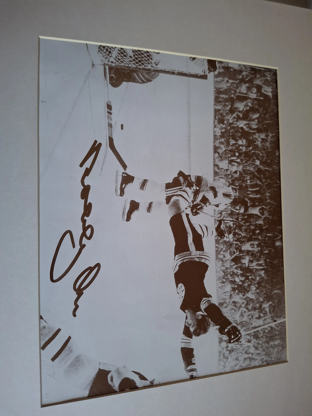 Autographed Hockey Photo
