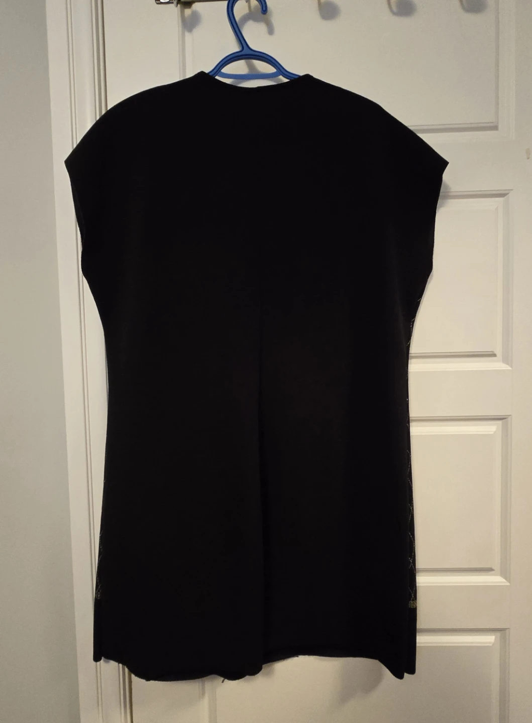 Zara Basic Black Embellished Dress XL - photo 4