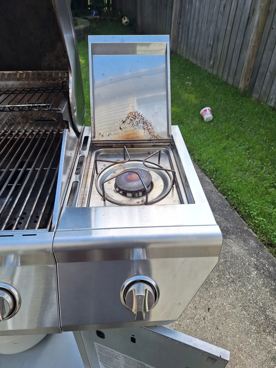 Nexgrill Stainless Steel Propane Grill with Side Burner - photo 2