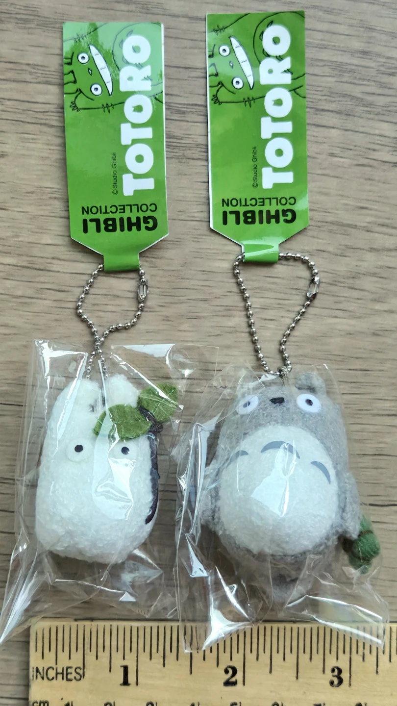 Studio Ghibli Totoro Plush Keychains (Set of 2) from JAPAN