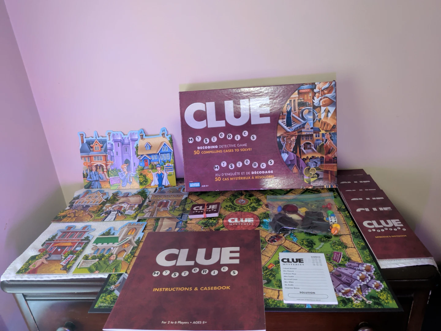 Clue Mysteries Decoding Detective Game