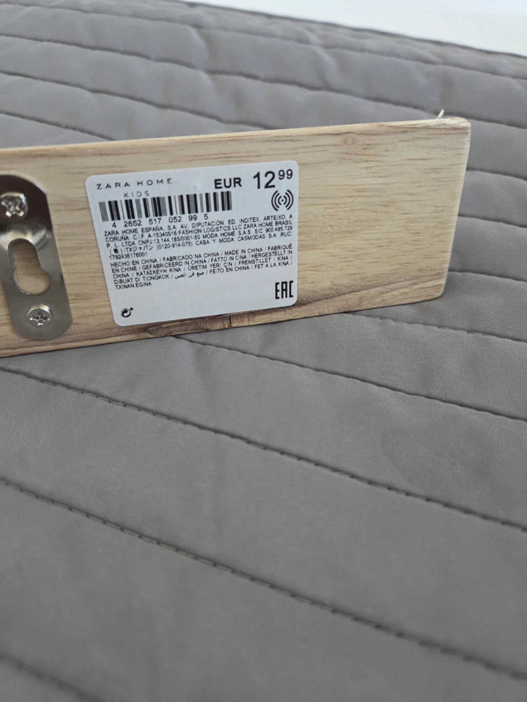 Zara Home Kids Wooden Wall Hook Rack - photo 2