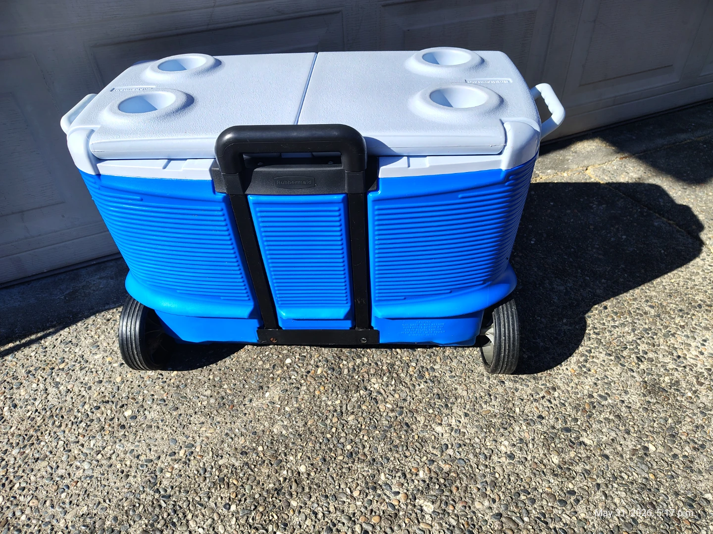 Rubbermaid 60 Quart Wheeled Cooler with Drain 🥕 - photo 5