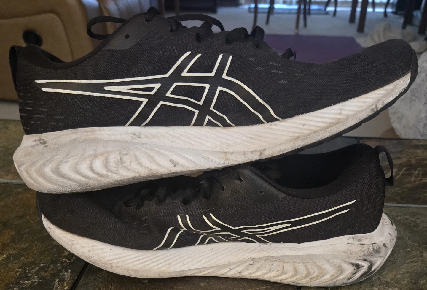 Men's Asics Gel-Excite 10 Shoes. Black. Size 13. - photo 2
