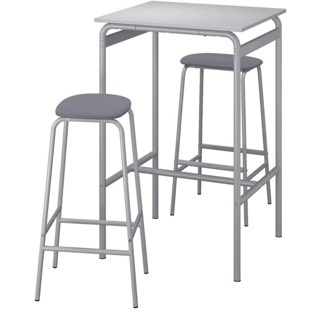 IKEA GRASALA Bar Table & 2 Stools Set (Disassembled)