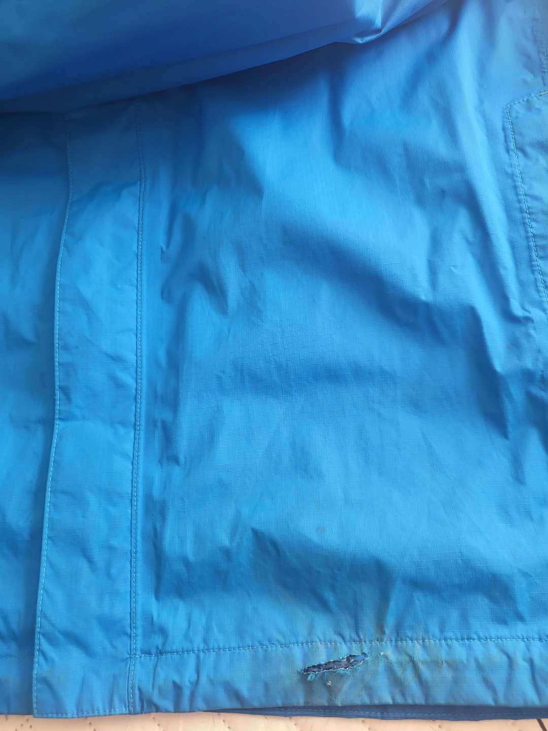 The North Face Blue Hooded Rain Jacket - photo 2