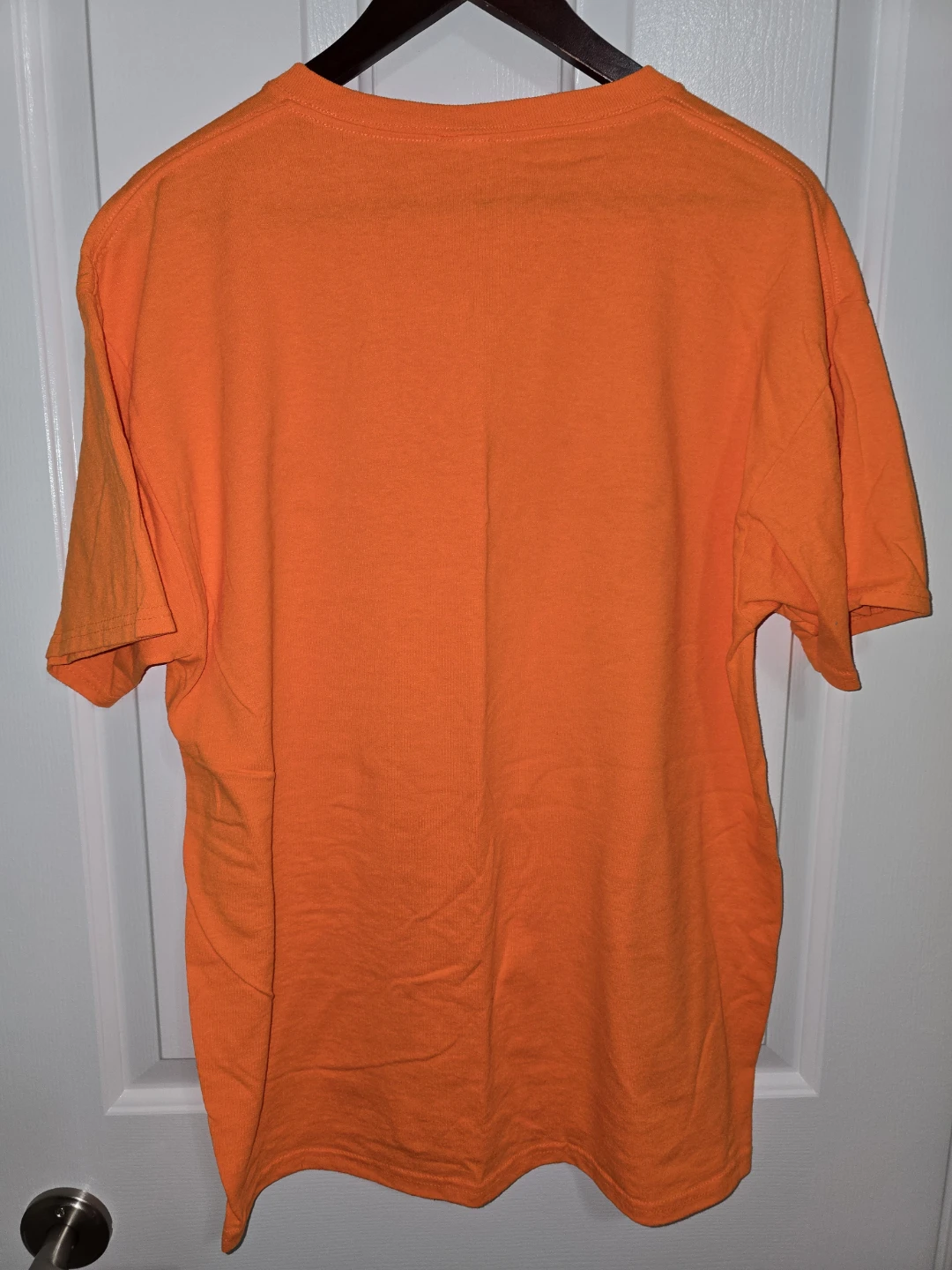 Orange T-Shirt with Tropical Paradise Hawaii Graphic - photo 2