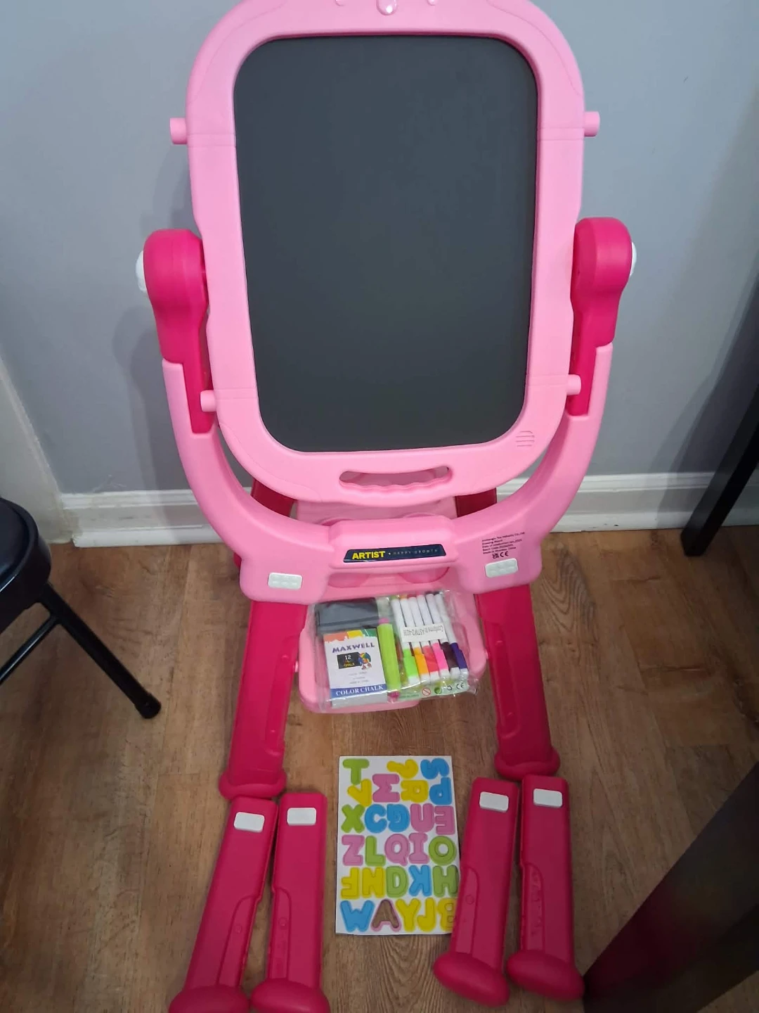Pink Artist Happy Growth Drawing Board Easel - photo 2