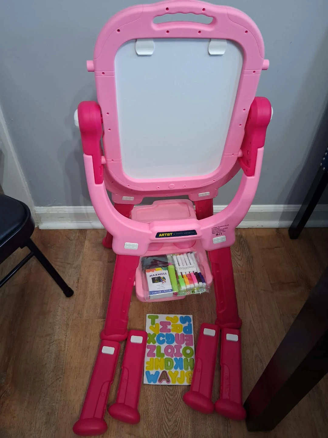 Pink Artist Happy Growth Drawing Board Easel - photo 4