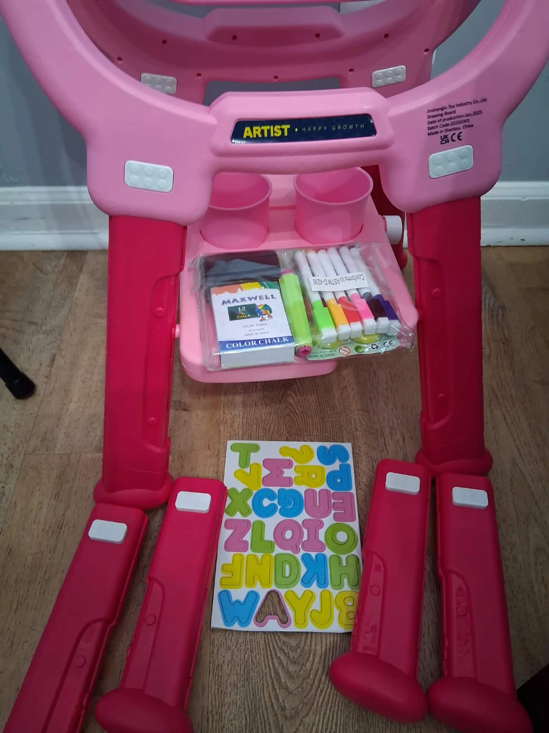 Pink Artist Happy Growth Drawing Board Easel - photo 5