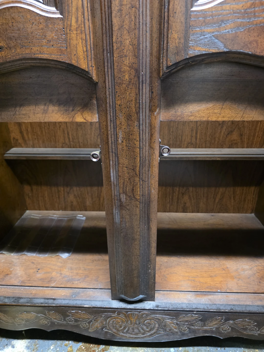Vintage Wood Display Cabinet - photo 4