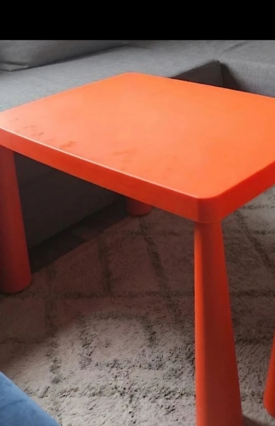 IKEA Mammut Kids Table  - Orange