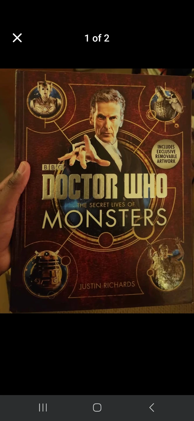 Doctor Who The Secret Lives of Monsters Book