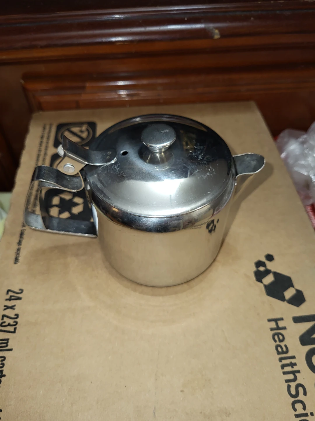 ⚽️ Brownie Stainless Steel Syrup Dispenser