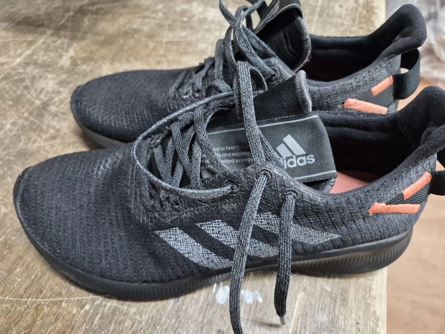 Adidas Black Running Shoes