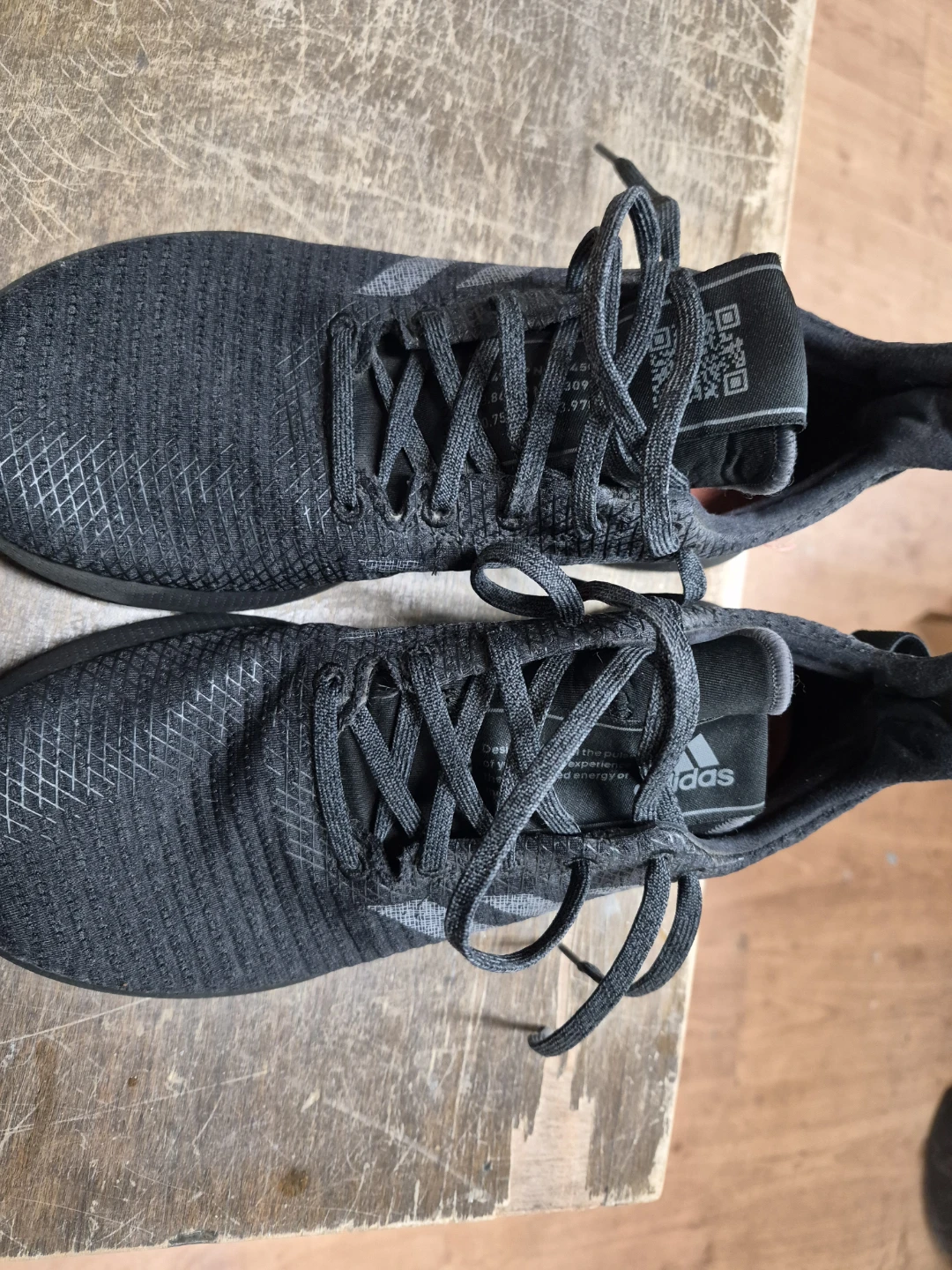 Adidas Black Running Shoes - photo 2