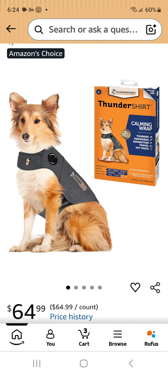 ThunderShirt Anxiety Vest for Dogs