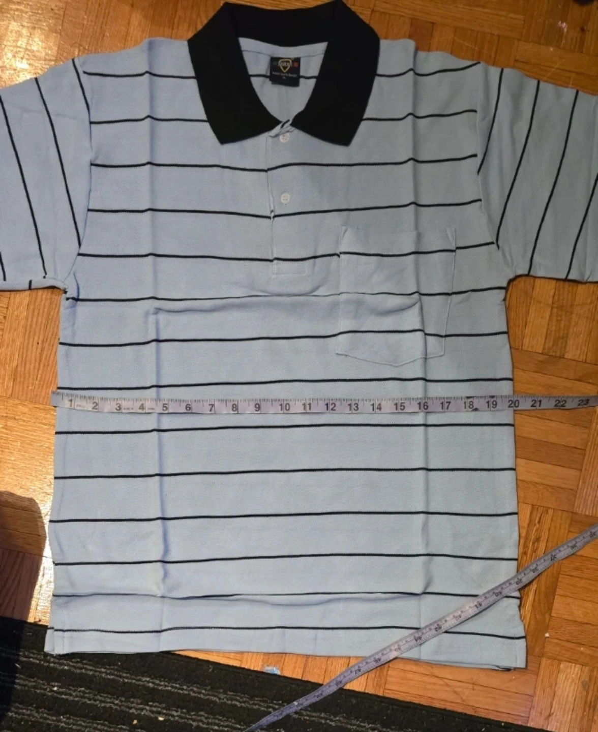 ⚽️$5 Light Blue Striped T-Shirt