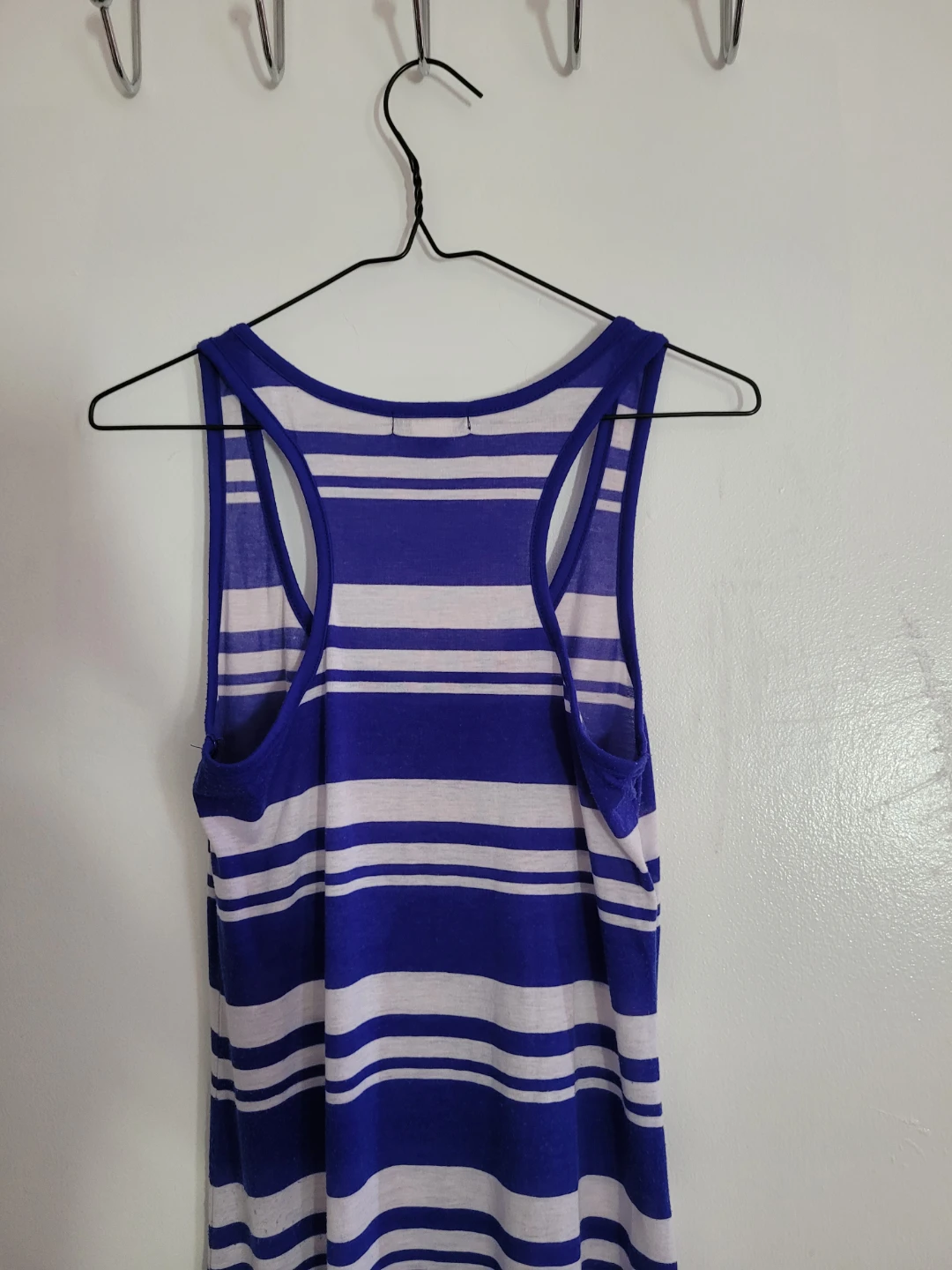 Blue and White Striped Maxi Dress - photo 3