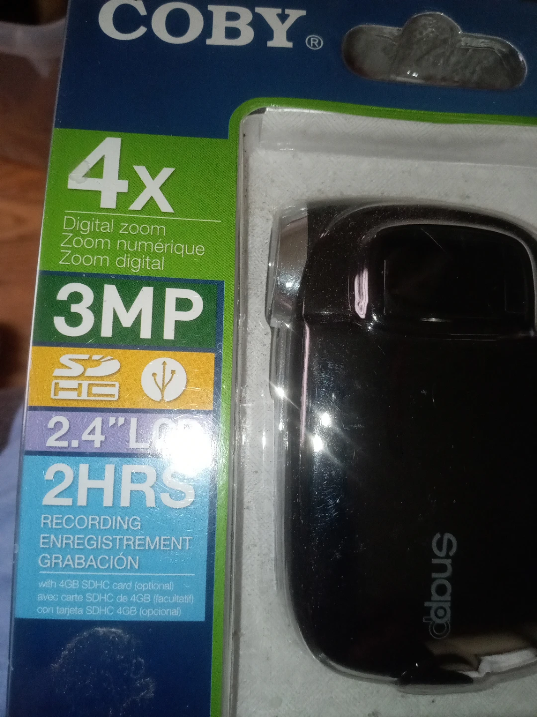 Brand New, Never Opened, Coby Snap digital camcorder - photo 3