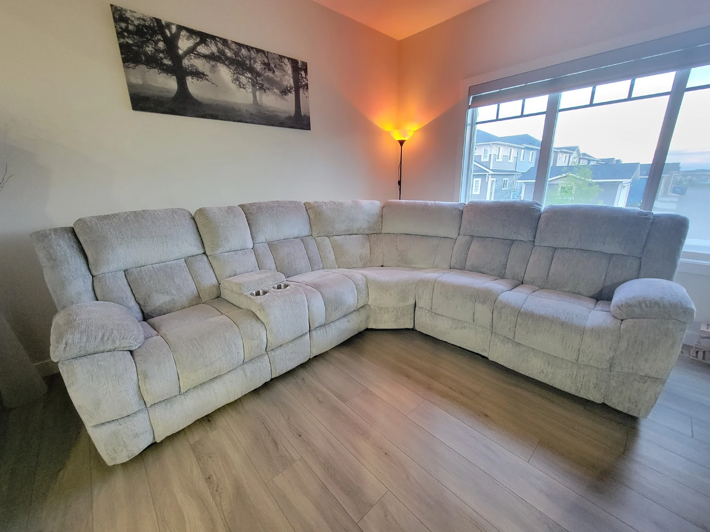 New Greay sectional couch for sale