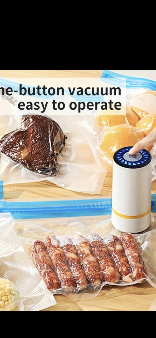 Portable Vacuum Sealer Machine with bags.