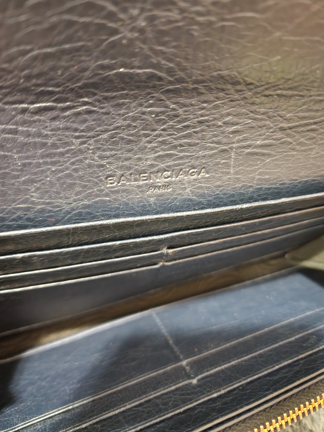 Balenciaga Blue Leather Wallet - photo 5