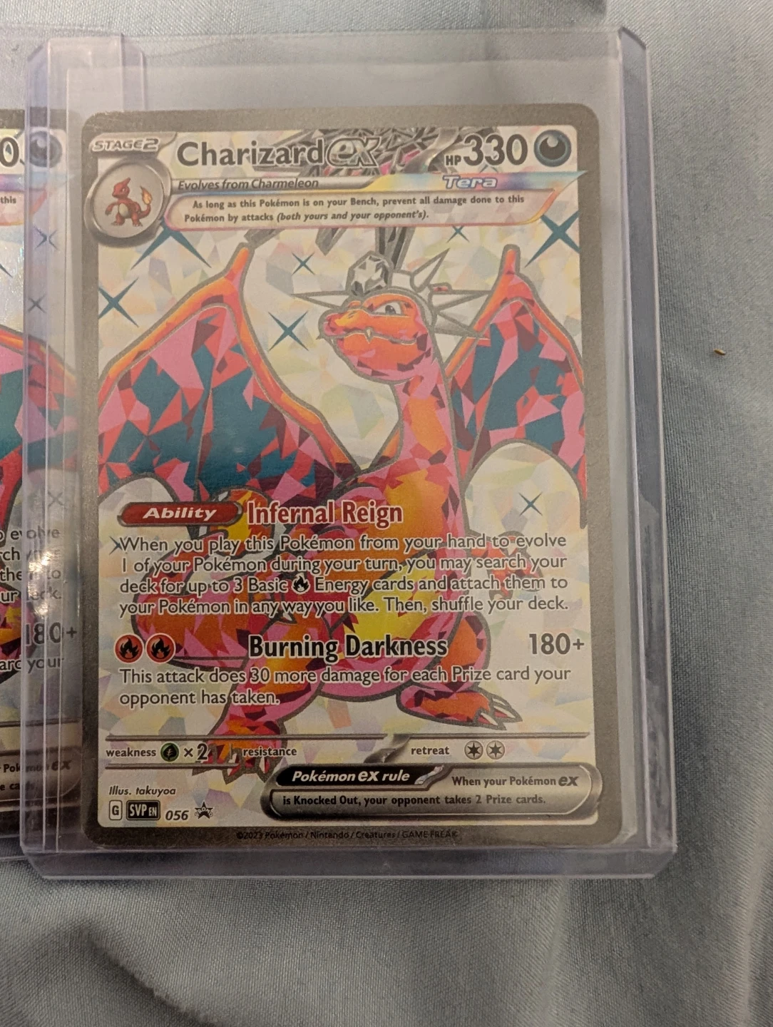Charzard obsidian flames promo card