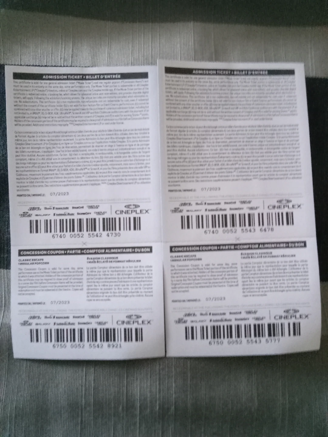 2 movie tickets with popcorn for $10.00 each - photo 2