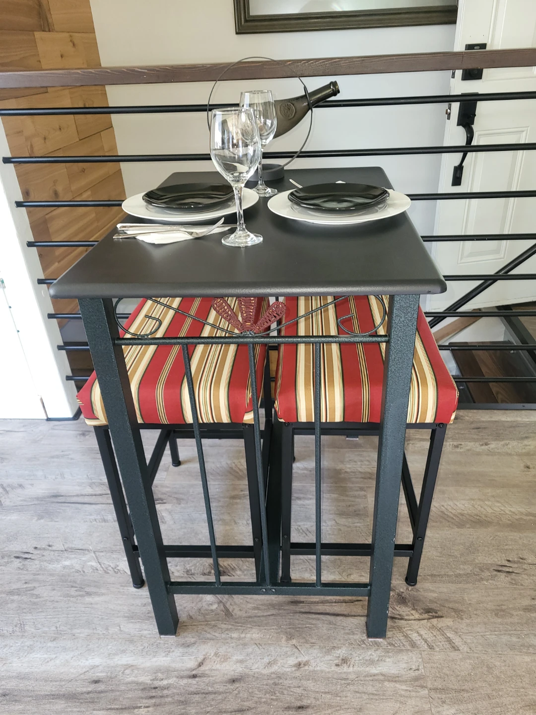 3pc Bistro Table and Stool Set