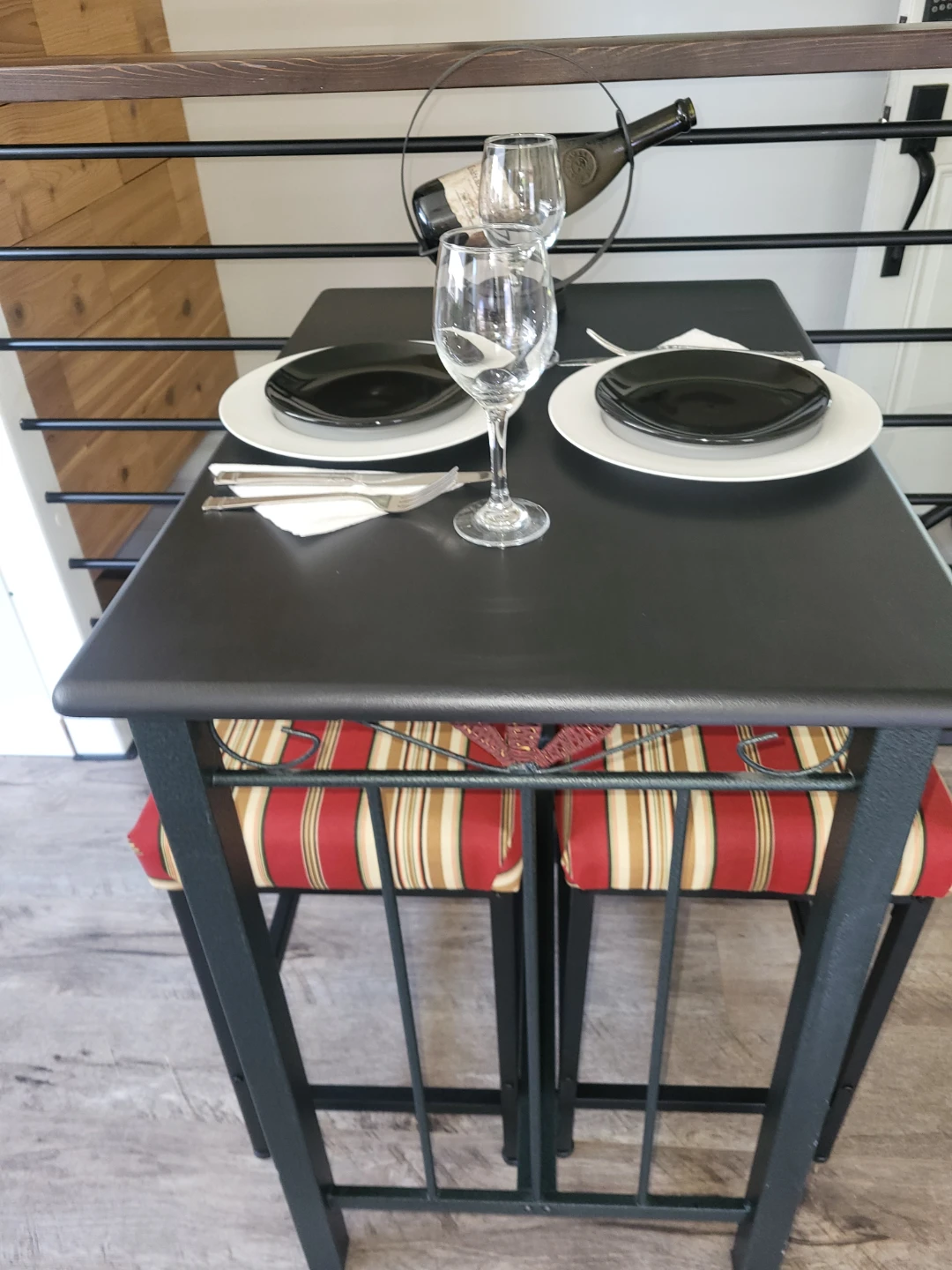 3pc Bistro Table and Stool Set - photo 3